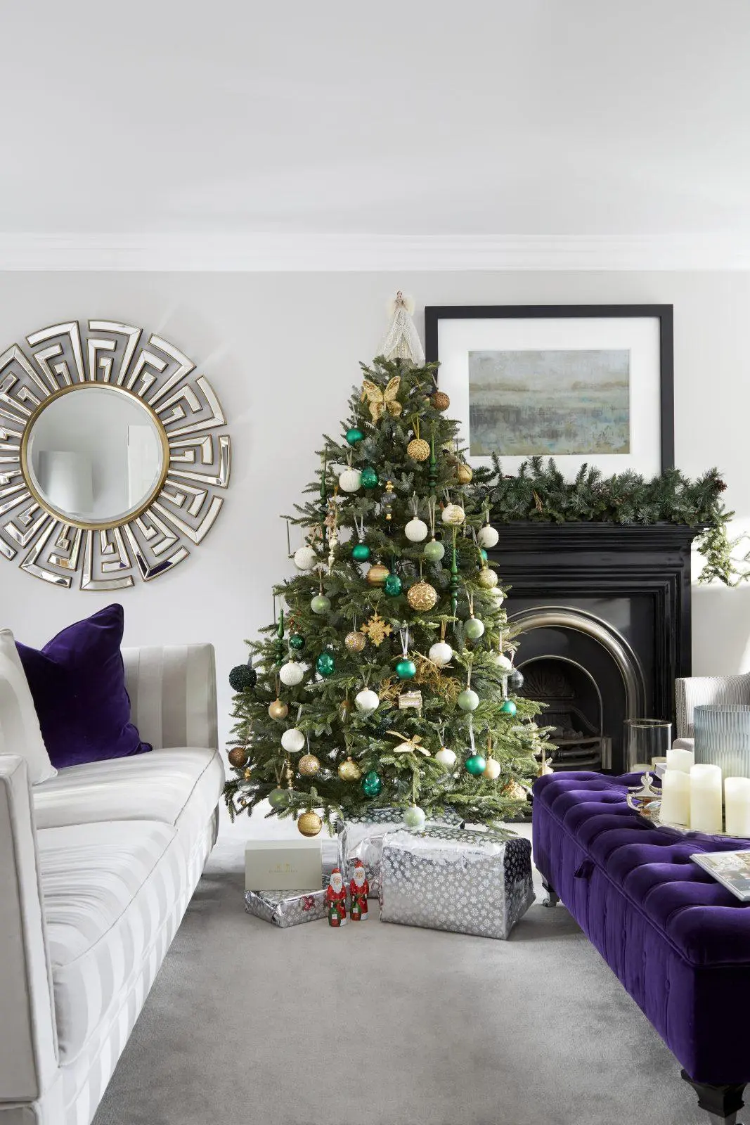 Festive Christmas Fireplace Designs